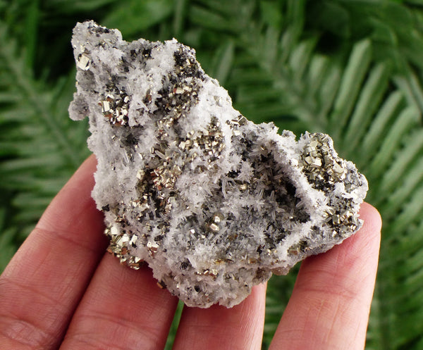 Amazing Pyrite with Quartz and Sphalerite, Pyrite , Crystals, Fool's Gold,  Mineral, Natural Crystal B3643