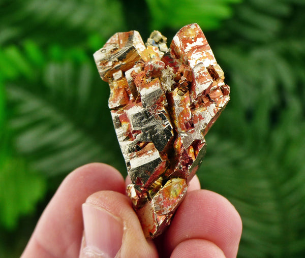 Amazing and Rare Pyrite with Iron Oxide Crystal, Mineral, Natural Crystal