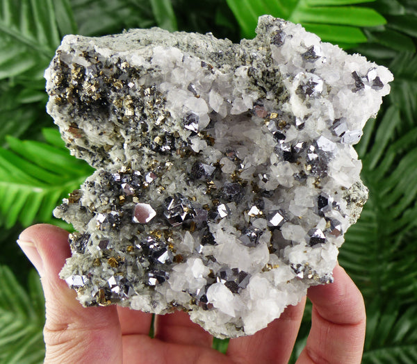 Rare Quartz with Galena, Pyrite and Calcite , Crystal, Mineral, natural Crystal, Sphalerite, Clear Quartz, Raw Crystals