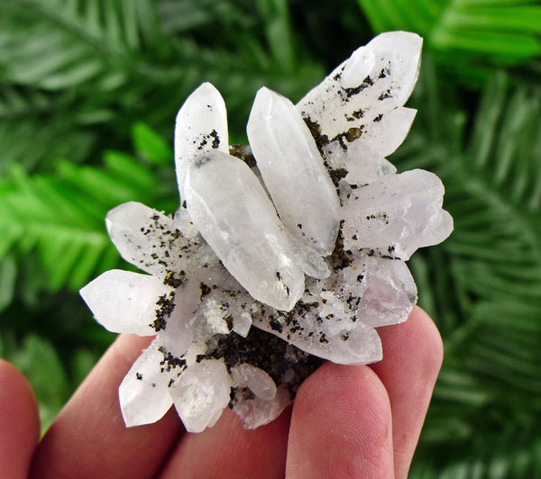 Quartz with Chalcopyrite, Natural Crystal, Raw Mineral, Healing Crystal, Quartz Crystal, Crystal Cluster, Mineral Specimen