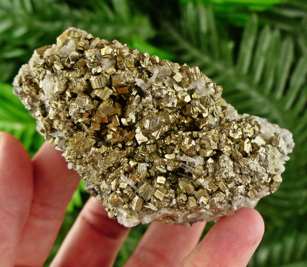 Quartz with Pyrite, Crystals, Minerals, Natural Crystals, Pyrite, Fool's Gold, Clear Quartz, Quartz Crystals