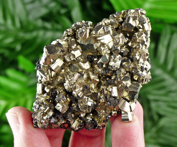 Pyrite with Sphalerite Crystal, Pyrite Crystal, Raw Crystal, Natural Mineral, Crystal Cluster, Healing Crystal, Mineral Specimen