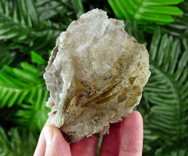 Rare Calcite Crystallization with Chlorite , Raw Crystal, Natural Mineral, Natural Crystal, Crystal Cluster