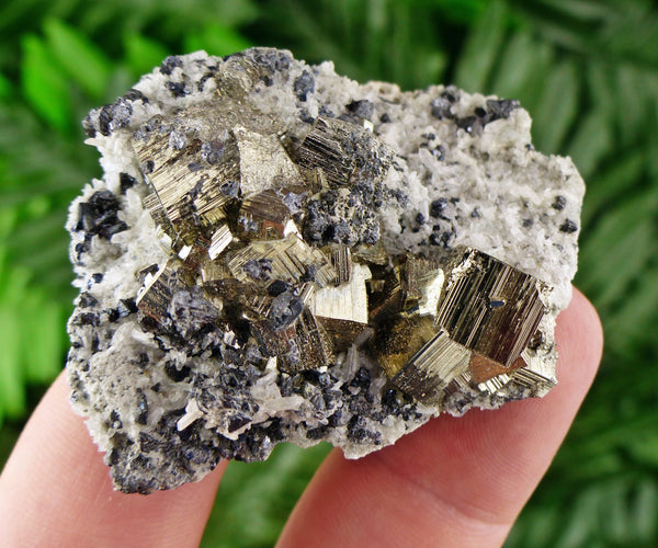 Rare Pyrite with Quartz and Sphalerite, Raw Crystal, Mineral, Natural Crystal, Pyrite Crystal, Pyrite Mineral B810