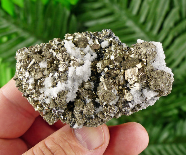 Rare Pyrite with Quartz and Sphalerite, Raw Crystal, Mineral, Natural Crystal, Pyrite Crystal, Pyrite Mineral B325