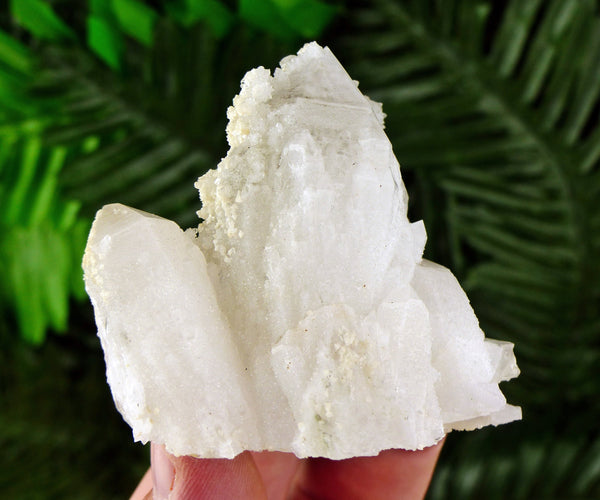 Quartz with Calcite, Milky Quartz, Raw Crystal, Natural Mineral, Crystal Cluster, Healing Crystal, Mineral Specimen B456