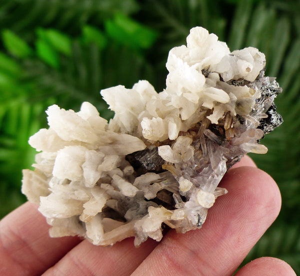 Amazing  Quartz with Calcite and Galena, Crystal, Mineral, Natural Crystal, Raw Crystals B9