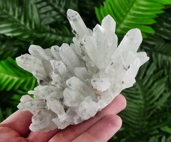 Quartz with Chalcedony, Shiny Crystal, Natural Crystal, Milky Quartz, Raw Crystal, Chalcedony