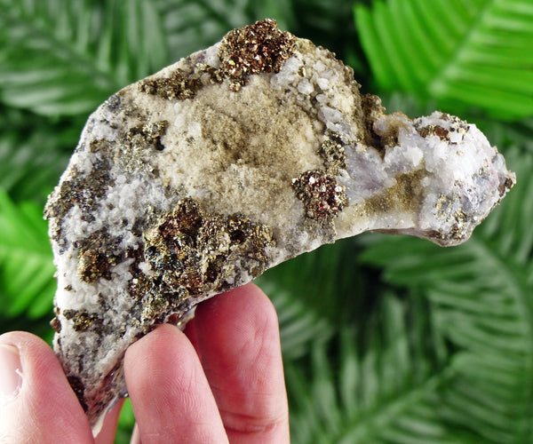 Quartz with Pyrite, Mineral Specimen, Natural Crystal Raw Quartz, Raw Crystal, Natural Mineral, Crystal Cluster