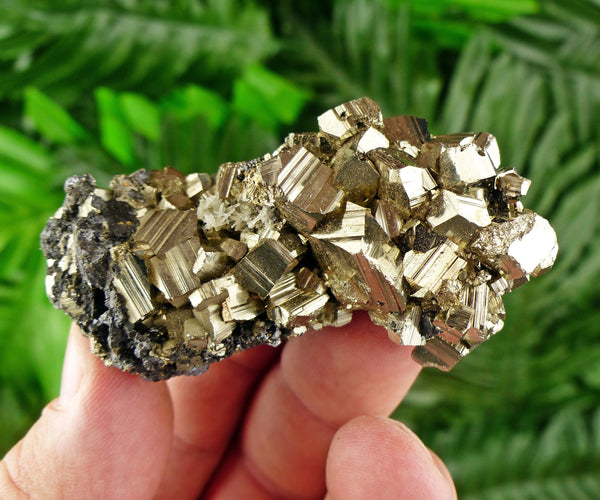 Pyrite, Pyrite Cubes, Shiny Pyrite, Pyrite Crystal, Pyrite Mineral, Fool's Gold Cluster, Natural Crystal, Mineral Stone B199