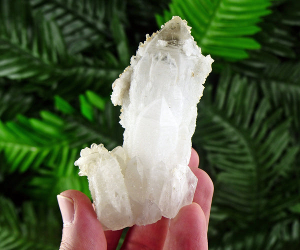 Quartz with Calcite, Milky Quartz, Raw Crystal, Natural Mineral, Crystal Cluster, Healing Crystal, Mineral Specimen B592