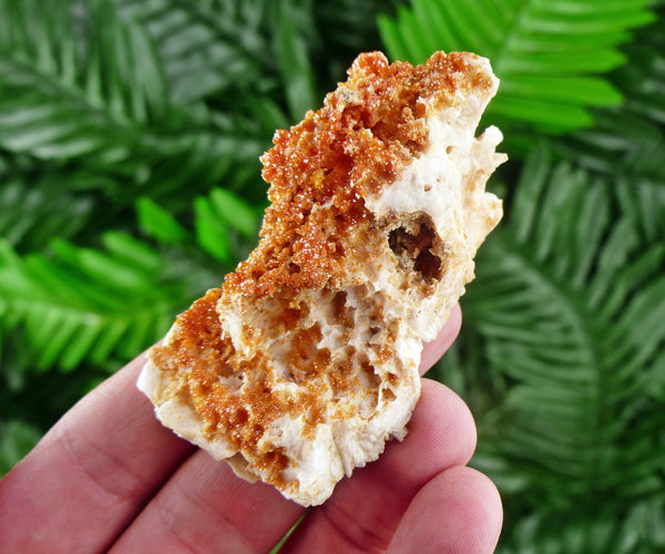 Red Vanadinite with Baryte, Red Crystal, Raw Crystal, Natural Mineral, Red Vanadinite from Morocco B1073