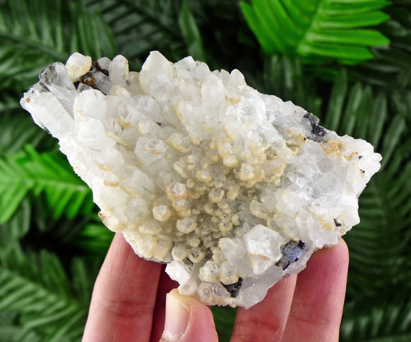 Quartz with Calcite Crystallization, Raw Mineral, Natural Crystal, Raw Crystals, Calcite Crystal B289