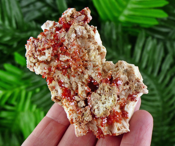 Red Vanadinite, Vanadinite Crystal, Vanadinite, Raw Crystal, Natural Mineral, Crystal Cluster, Healing Crystal, Mineral Specimen B1225