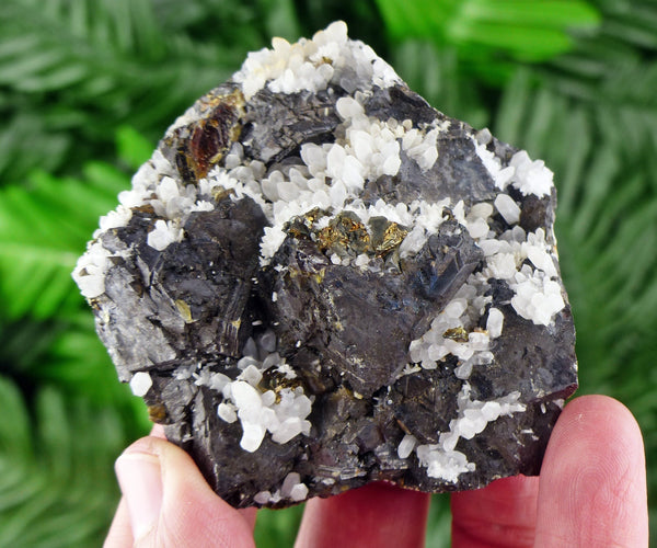 Big Sphalerite Crystals with Milky Quartz, Crystal, Mineral, Natural Crystal, Sphalerite Crystal, Quartz Crystal, Quartz Mineral B691