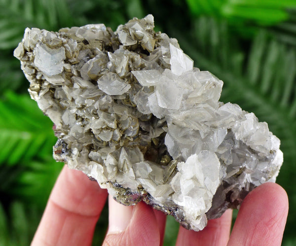 Calcite with Galena, Raw Crystals, Mineral, Natural Crystal, Crystals, Minerals, Pyrite B1000