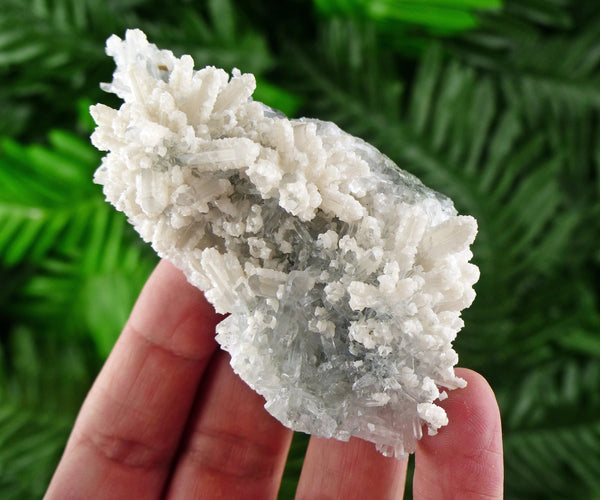 Clear Quartz with Calcite, Quartz Crystal, Raw Crystal, Natural Mineral, Crystal Cluster, Healing Crystal, Calcite B351