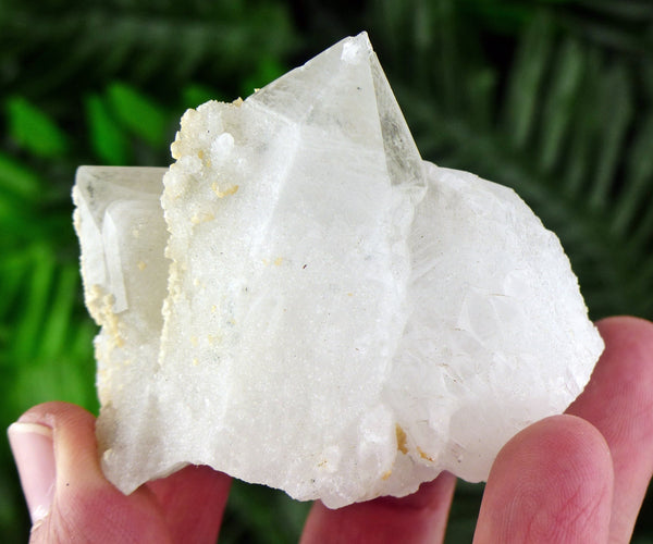 Milky Quartz with Calcite, Quartz Crystal, Raw Crystal, Natural Mineral, Crystal Cluster, Healing Crystal, Calcite B756