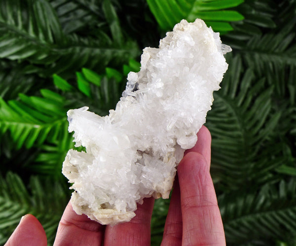 Milky Quartz with Calcite, Quartz Crystal, Raw Crystal, Natural Mineral, Crystal Cluster, Healing Crystal, Calcite B734