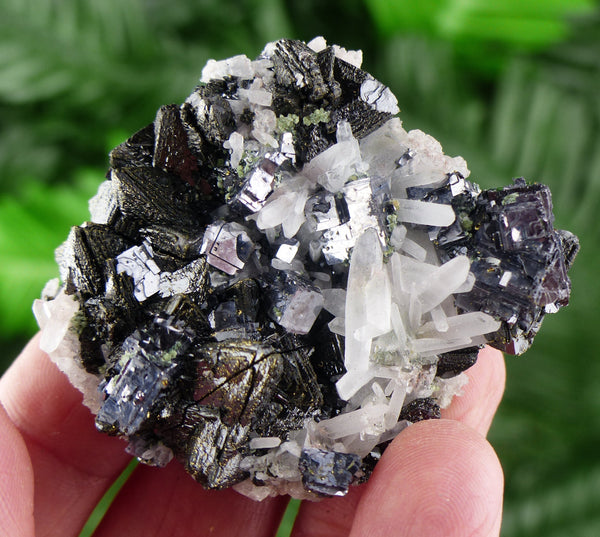 Amazing Quartz with Sphalerite and Skeletal Galena, Crystal, Mineral, Natural Crystal