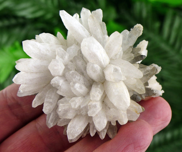 Milky Quartz with Calcite and Chlorite, Quartz Crystal, Chlorite Crystal, Calcite Stone, White Calcite B644