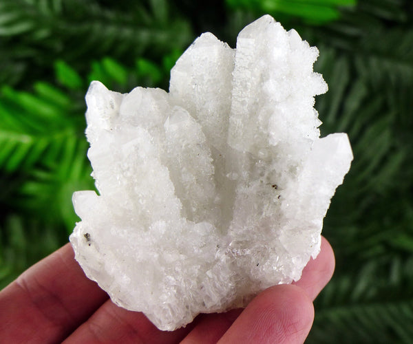 Chalcedony on Quartz, Quartz Crystal, Natural Mineral, Raw Crystals, Crystal Cluster, Quartz Cluster B1645