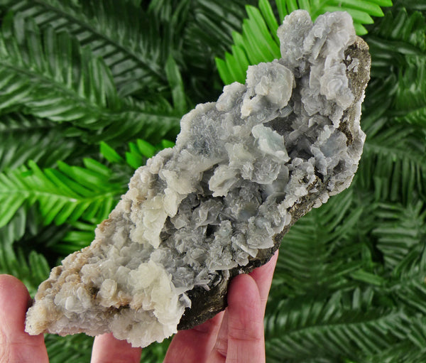 Amazing Calcite with Chlorite, Raw Crystal, Natural Mineral, Spirituality Crystal, Mineral Specimen B1527