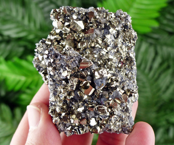 Quartz with Pyrite and Sphalerite, Raw Crystal, Natural Mineral, Spirituality Crystal, Mineral Specimen B1285