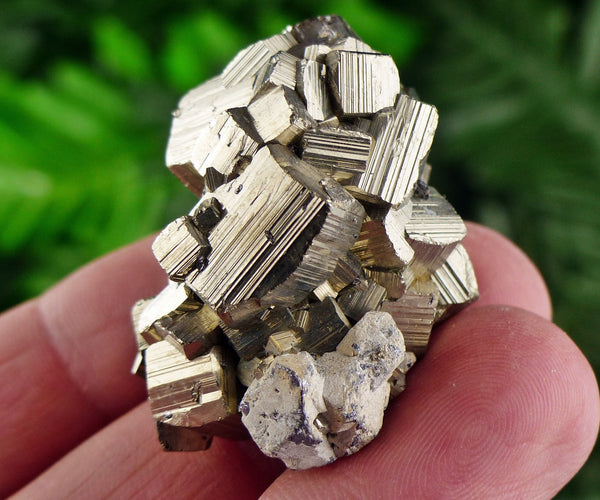 Pyrite Crystal, Pyrite Cubes, Shiny Pyrite, Pyrite Crystal, Pyrite Mineral, Fool's Gold Cluster, Natural Crystal, Mineral Stone B1647