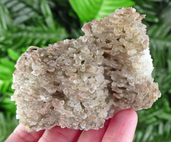 Calcite with Hematite and Chlorite, Raw Crystal, Natural Mineral, Spirituality Crystal, Mineral Specimen B1486