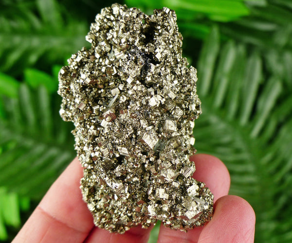 Amazing Pyrite Crystal, Pyrite Cubes, Shiny Pyrite, Pyrite Crystal, Pyrite Mineral, Fool's Gold Cluster, Natural Crystal B1996