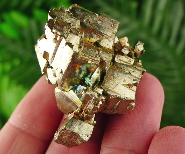 Amazing Shiny Pyrite Crystal with Rare Crystallization, Raw Crystal, Natural Mineral, Spirituality Crystal, Mineral Specimen B1725