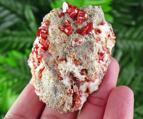 Red Vanadinite, Vanadinite Crystal, Vanadinite, Raw Crystal, Natural Mineral, Crystal Cluster, Healing Crystal, Mineral Specimen B1621