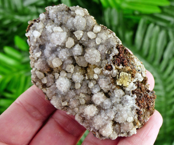 Amazing Chalcedony with Pyrite, Raw Crystal, Natural Mineral, Healing Crystal, Spirituality Crystal, Mineral Specimen B1812