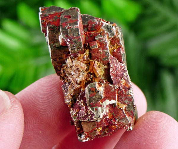 Pyrite with Iron Oxide, Fool's Gold, Raw Crystal, Natural Mineral, Spirituality Crystal, Mineral Specimen B1819