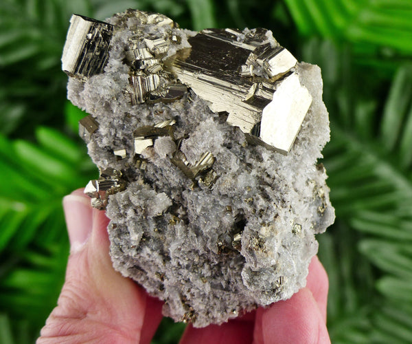 Amazing Pyrite with Quartz, Raw Crystal, Natural Mineral, Healing Crystal, Spirituality Crystal, Mineral Specimen B1820