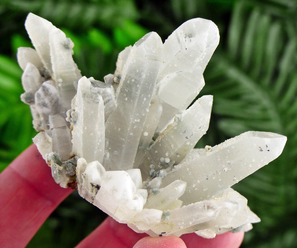 Amazing Quartz with Chlorite, Raw Crystal, Natural Mineral, Healing Crystal, Spirituality Crystal, Mineral Specimen B1784