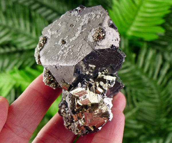 Amazing Big Galena Cubes with Pyrite, Raw Crystal, Natural Mineral, Spirituality Crystal, Mineral Specimen B1845