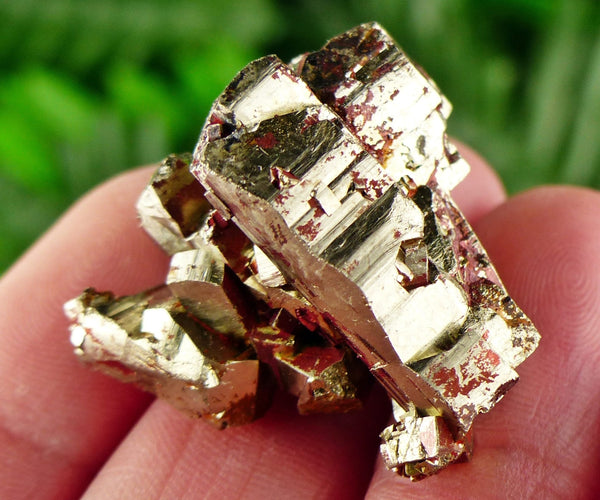 Amazing Pyrite with Hematite and Quartz, Pyrite Crystal, Pyrite Mineral, Fool's Gold Cluster, Natural Crystal, Mineral Stone B2145