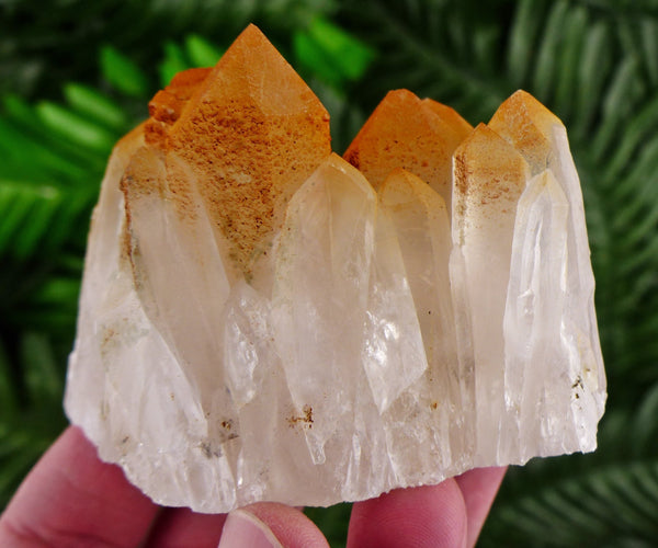 Amazing Milky Quartz with Iron Oxide, Raw Crystal, Natural Mineral, Healing Crystal, Spirituality Crystal, Mineral Specimen B2179