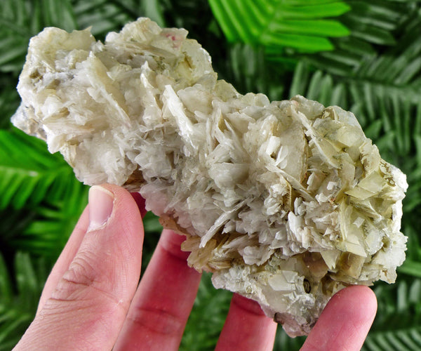 Amazing Calcite with Chlorite and Hematite, Raw Crystal, Natural Mineral, Healing Crystal, Spirituality Crystal, Mineral Specimen B2208