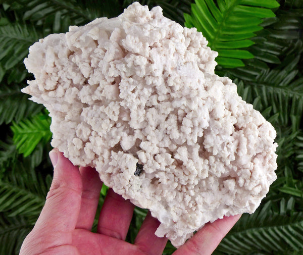 Amazing Big Snow-White Calcite with Quartz, Raw Crystal, Natural Mineral, Healing Crystal, Spirituality Crystal, Mineral Specimen  B1785