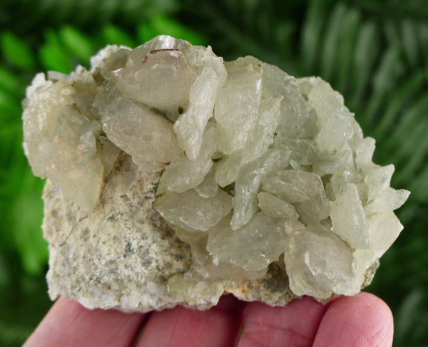 Amazing Calcite with Chlorite and Hematite, Raw Crystal, Natural Mineral, Healing Crystal, Spirituality Crystal, Mineral Specimen B2296