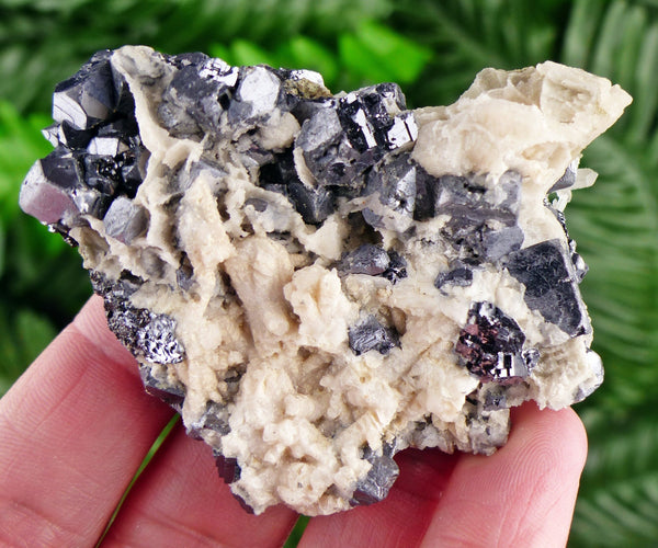 Amazing Calcite with Shiny Galena Crystal, Raw Crystal, Natural Mineral, Healing Crystal, Spirituality Crystal, Mineral Specimen B2234