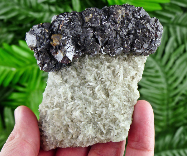 Amazing Quartz with Sphalerite, Raw Crystal, Natural Mineral, Healing Crystal, Spirituality Crystal, Mineral Specimen B1441