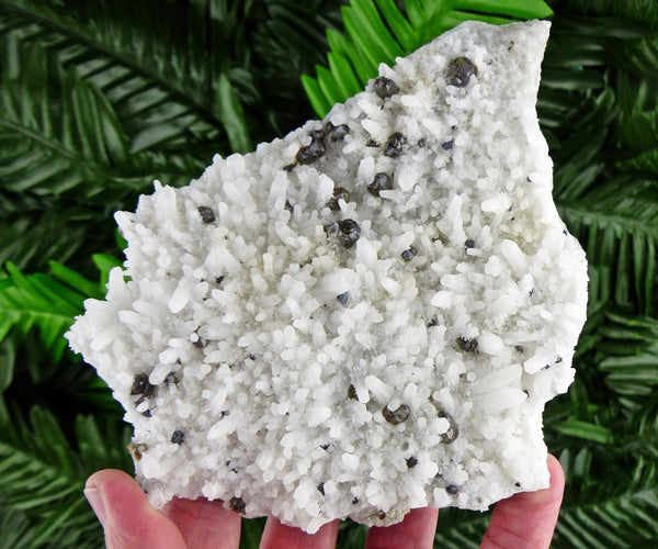 Amazing Milky Quartz with Gem Sphalerite, Raw Crystal, Natural Mineral, Healing Crystal, Spirituality Crystal, Mineral Specimen B2252