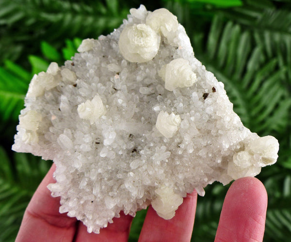 Amazing Quartz with Calcite, Raw Crystal, Natural Mineral, Healing Crystal, Spirituality Crystal, Mineral Specimen B2397