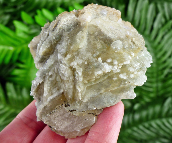 Amazing Calcite with Chlorite, Raw Crystal, Natural Mineral, Healing Crystal, Spirituality Crystal, Mineral Specimen B2406