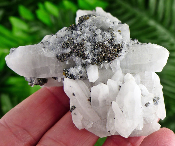 Amazing Quartz with Pyrite, Raw Crystal, Natural Mineral, Healing Crystal, Spirituality Crystal, Mineral Specimen B2265