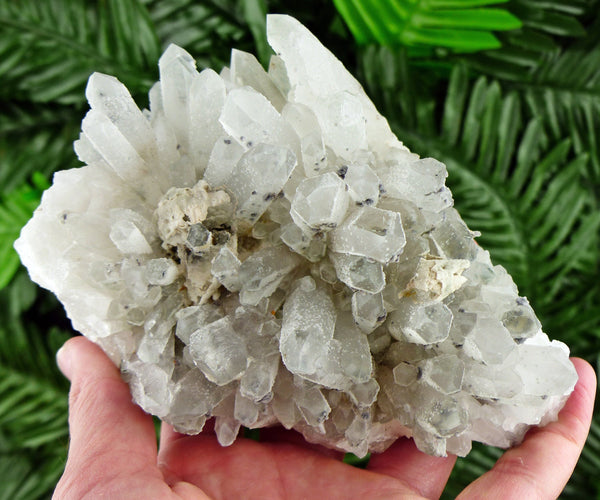 Amazing Quartz Covered with Chalcedony, Sphalerite, and Calcite, Raw Crystal, Natural Mineral, Healing Crystal, Mineral Specimen B2515